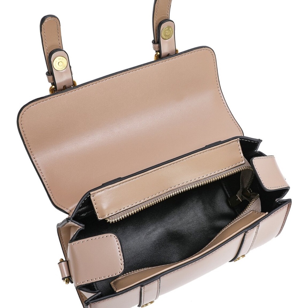 Tiffany & Fred Tan Mini Bag with Gold Accents - Picture 8 of 12